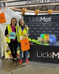 Ready to shop at the LickiMat stand, Dog Lovers show 2022