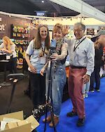 Smiling for the camera at PATS 2023
