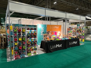 The LickiMat stand at Crufts 2026