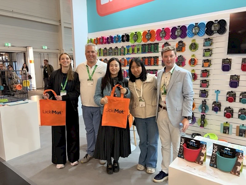 The LickiMat team at Interzoo, Neuremburg, 2026
